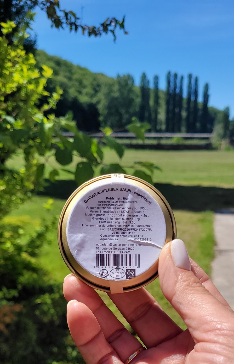 Producteur de caviar numero CITES